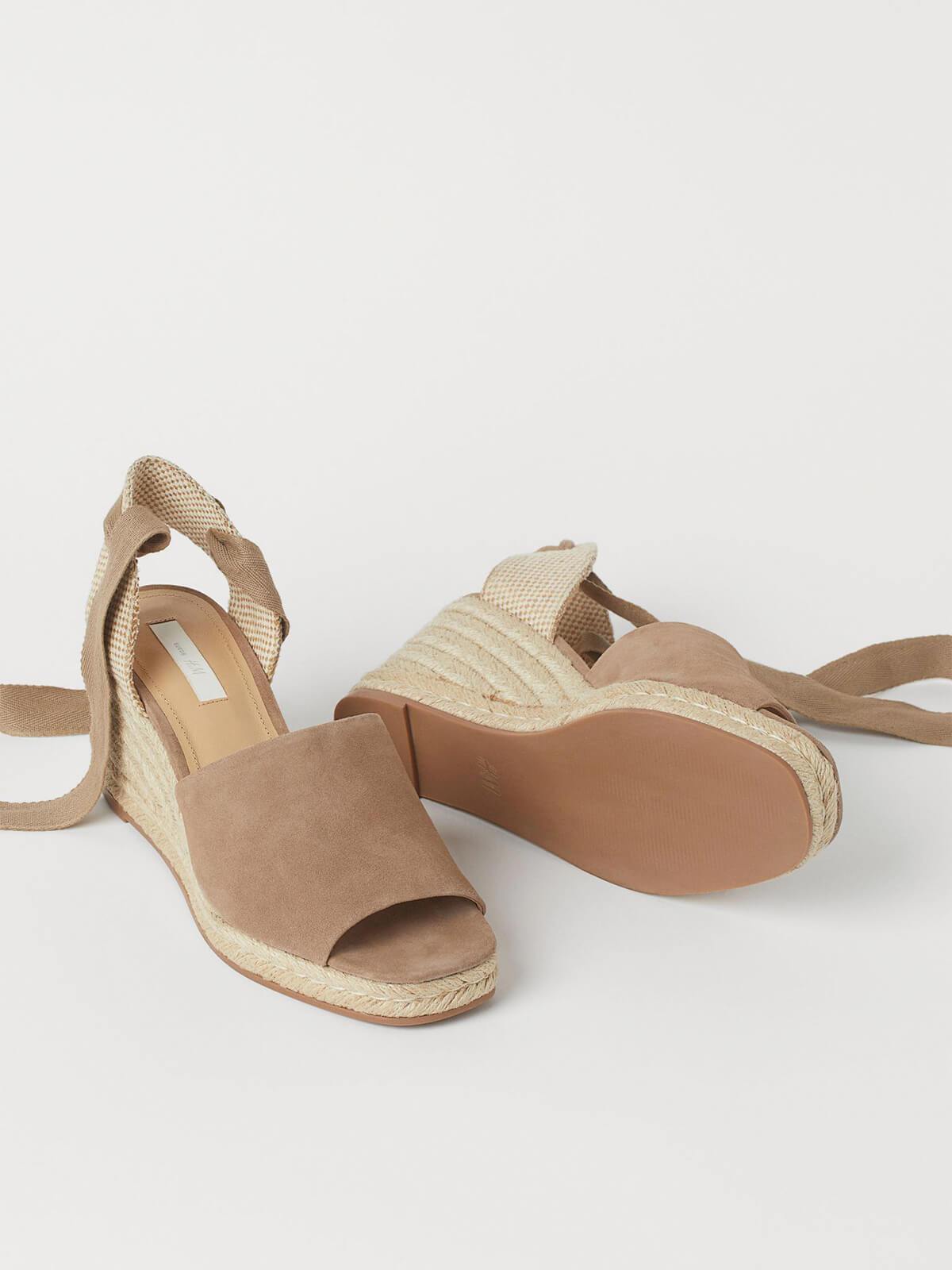 Platform espadrille sandals