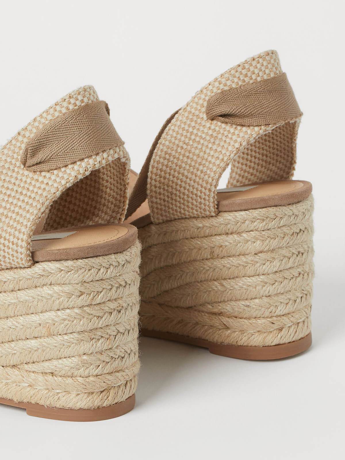Platform espadrille sandals